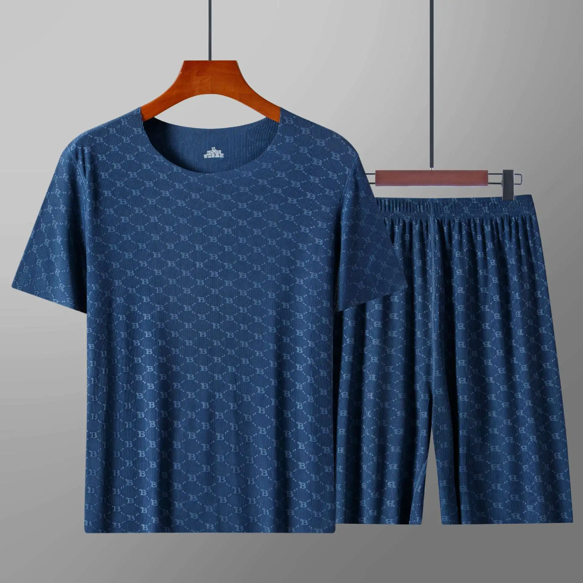 Man Pajamas Set Silk Pajamas Pajamas Set