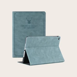 Luxury Deer Style Flip Stand Protective Case for iPad - 9.7, Air, Mini, Pro and More (Light green)