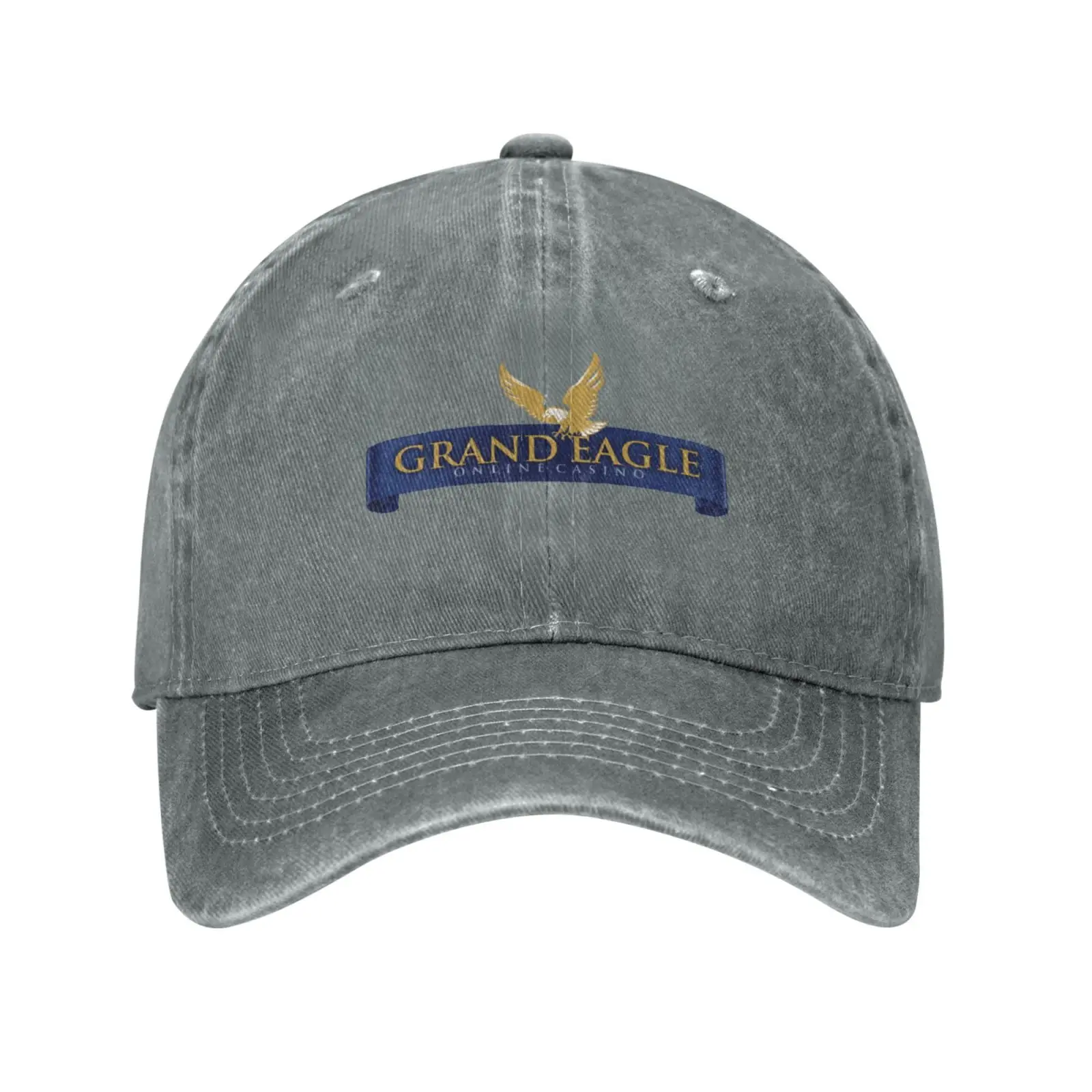 

Grand Eagle Casino Logo Quality Denim cap Knitted hat Baseball cap