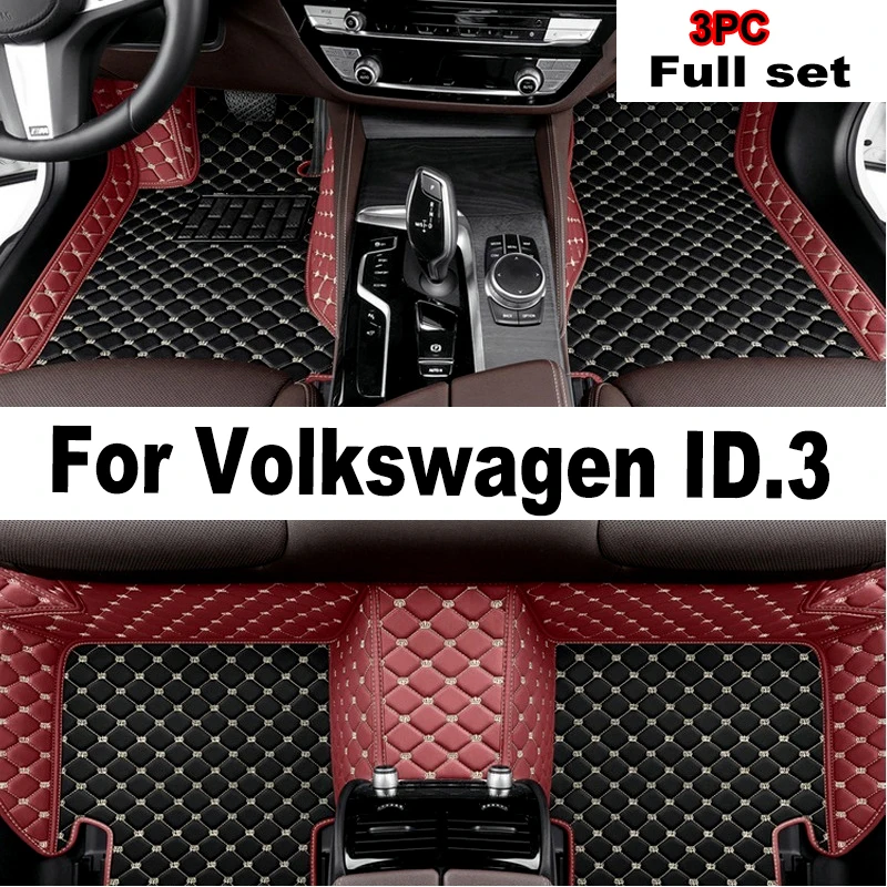

Car Mats For VW Volkswagen ID.3 ID3 ID 3 2019 2020 2021 2022 Protective Pad Floor Mats Carpets Leather Mat Car Accessories 2020