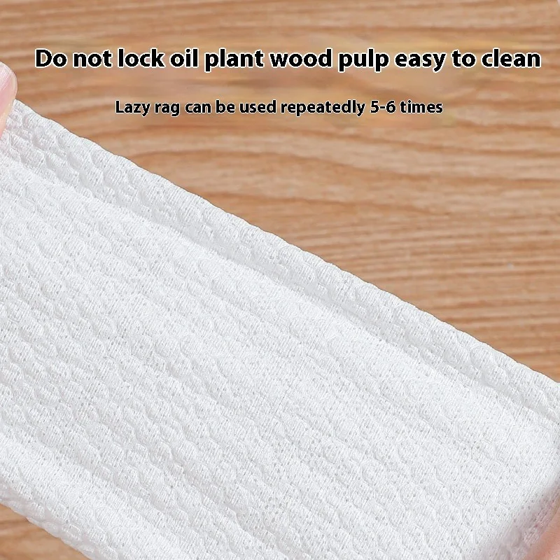 120-360PCS Hanging Kitchen Disposable Rags Thicken Non-Woven Cleaning Cloths Washing Dishcloths Paper Towels Scouring Pads