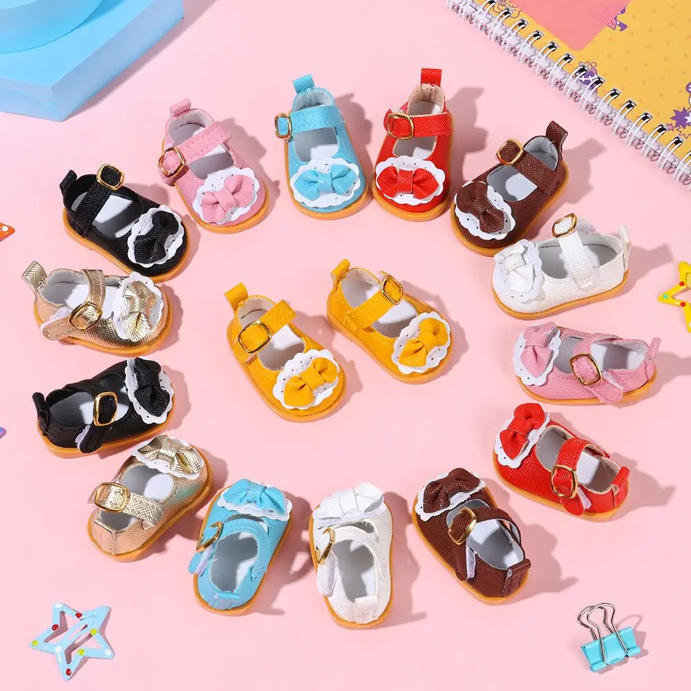 5cm Doll Shoes High Quality Boots For Paola Reina 14 Inch Doll Cute Bow Shoes Accessories For Nancy,Lisa,1/6 BJD,EXO Doll Toy