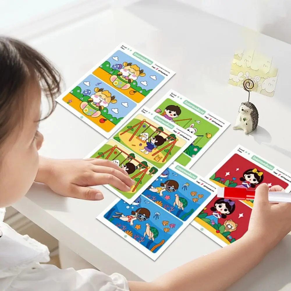 Matching Game Toddler Find The Difference Cards Concentration Training Product Interactive Spot The Difference Game For Boys