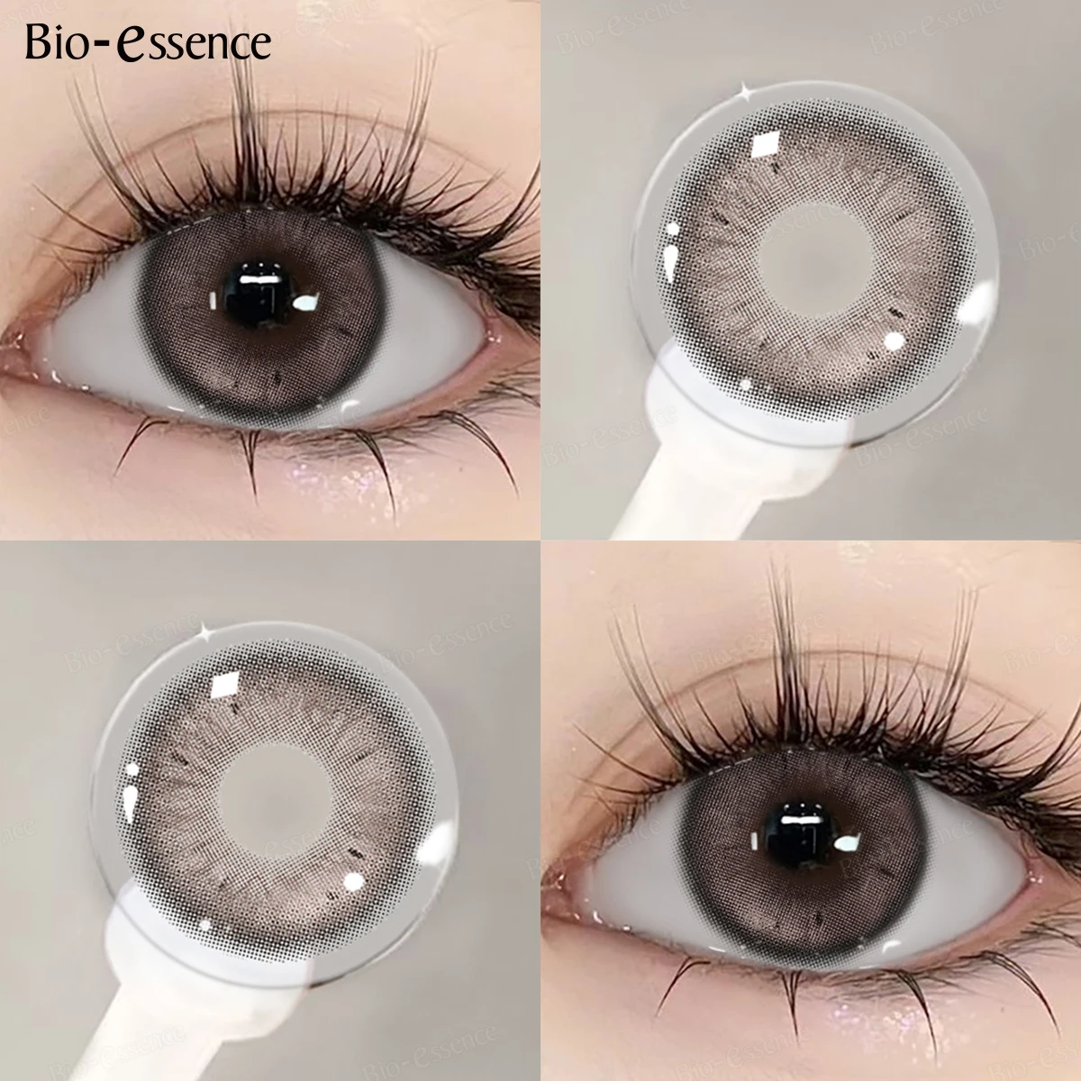 Bio-Essence Blue Fashion Contact Lenses – Natural Look, 1 Pair