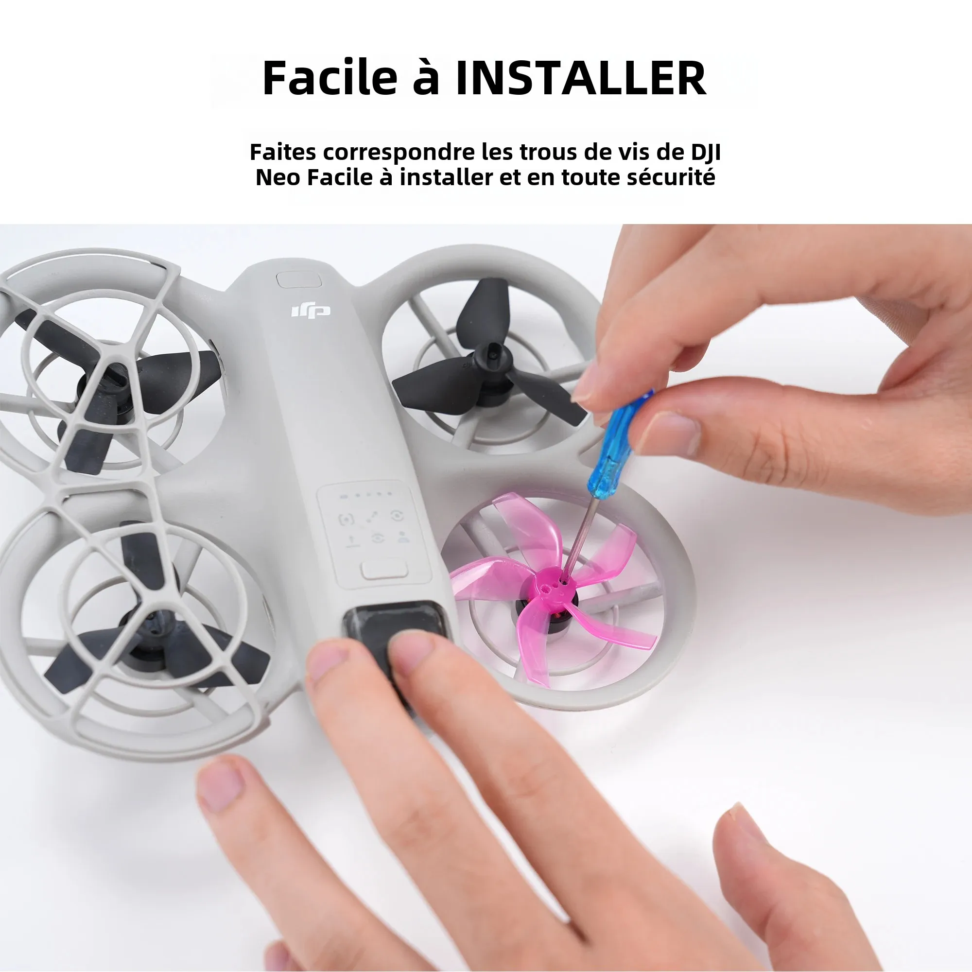 Hélices de Drone DJI - Lot de 2 ou 4 Pales - Compatible avec DJI Mini/Pro