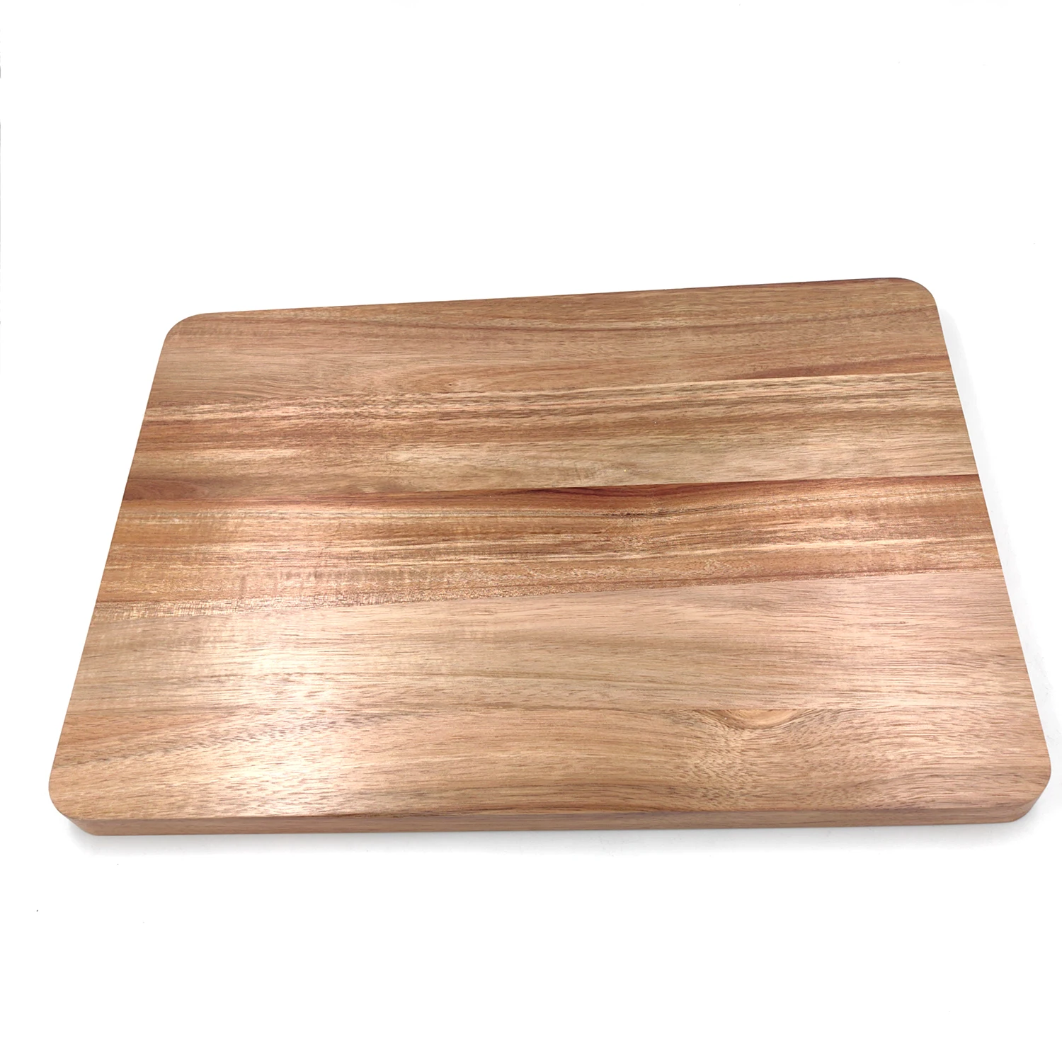 Grande planche à découper en bois d'acacia avec rangement, pince de cuisine,  bois massif, assiette à découper fendue - AliExpress