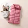 New 2024 Women Women Ultra Light Down Vests Slim Sleeveless Jacket Portable Girl Lightweight Windproof Waistcoat 4