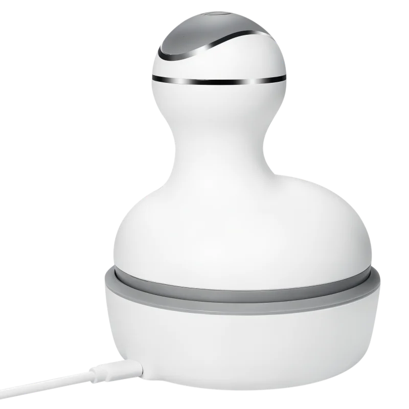 Cordless Scalp Massager with 4 Interchangeable Head Deep Cleanse Stress Relax Tool for Hair Growth Body Muscle Relaxation