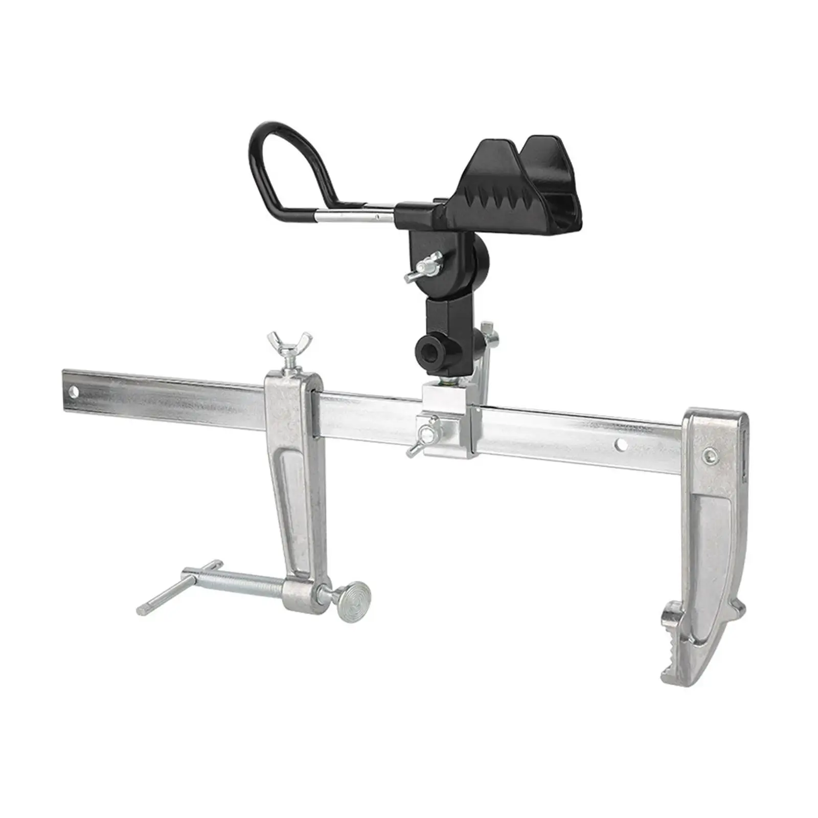 Fishing Rod Stand Practical Large Clamp Sturdy Easy Installation Fishing Device for Ice Freshwater Saltwater Canoe Dock fishing rod support
