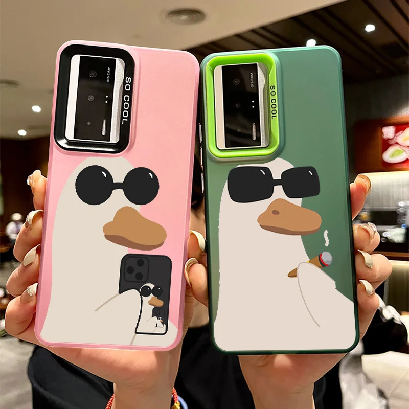 귀여운 오리 셀카 샤오미 레드미 노트 13 12S 11S 10 레드미 12 10X 10A 9T A2 A1 플러스 프로 라이트 다채로운 전화 케이스  Best Top5