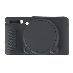 Soft Silicone Camera Bag Skin Case for Canon PowerShot - Protective Rubber Cover (Black)