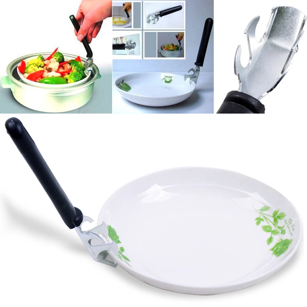 

Stainless Steel Gripper Hot Bowl Holder Dish Clamp Pan Gripper Hot Dish Plate Clip Kitchen Tool
