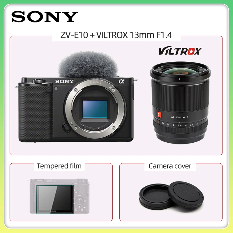  Sony Alpha ZV-E10 - APS-C - Cámara con lente intercambiable,  sin espejo, para videoblogueros, color blanco : Electrónica