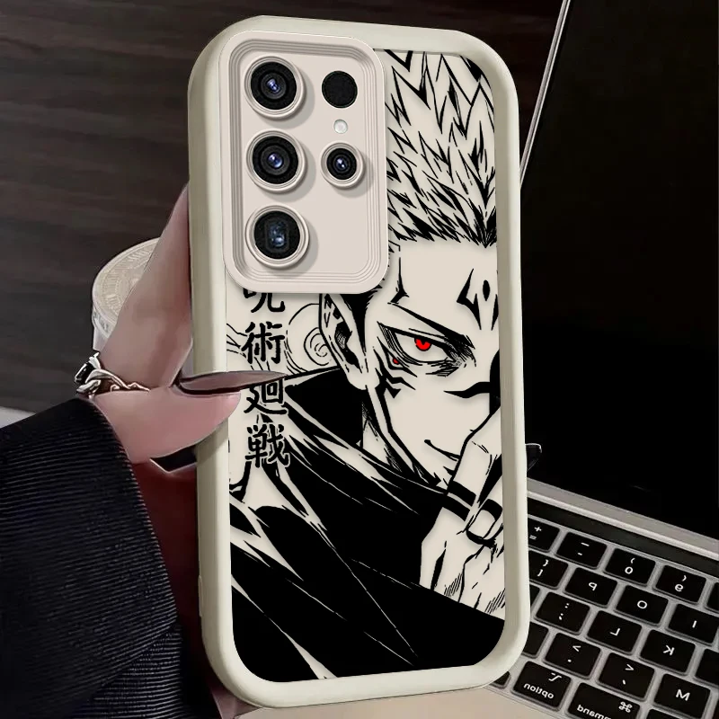Gojo Satoru Jujutsu Kaisen Hot Line Art Phone Case