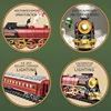 Classical Railway Freight Train Remote Control Model Christmas SteamTrain with Light&Sound Toys for Kids Gift Children 3