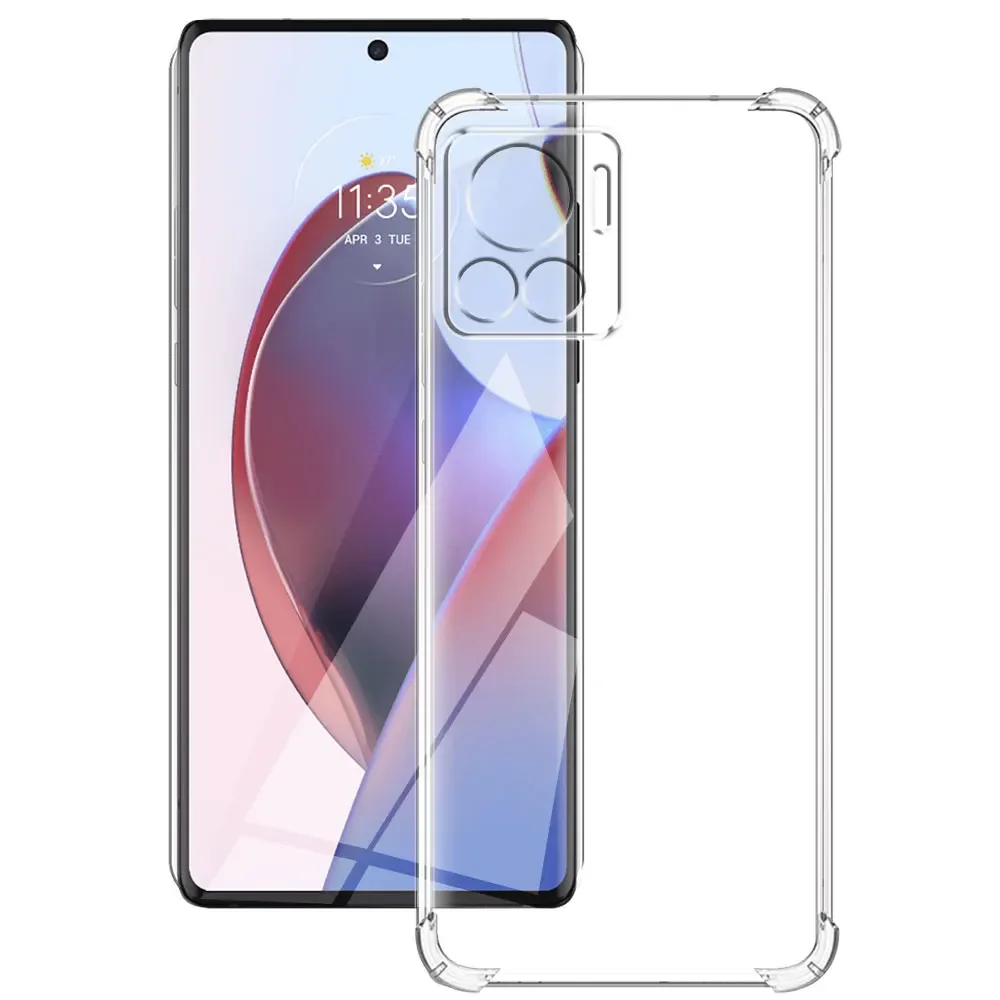 Custodia Motorola Edge 30 Ultra EasyShow Pelle PU + TPU - Cover Ultrasottile Con Ricarica Wireless - 4