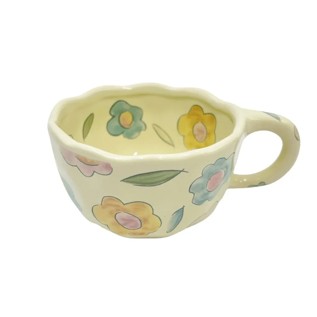 أكواب قهوة سيراميك فراولة