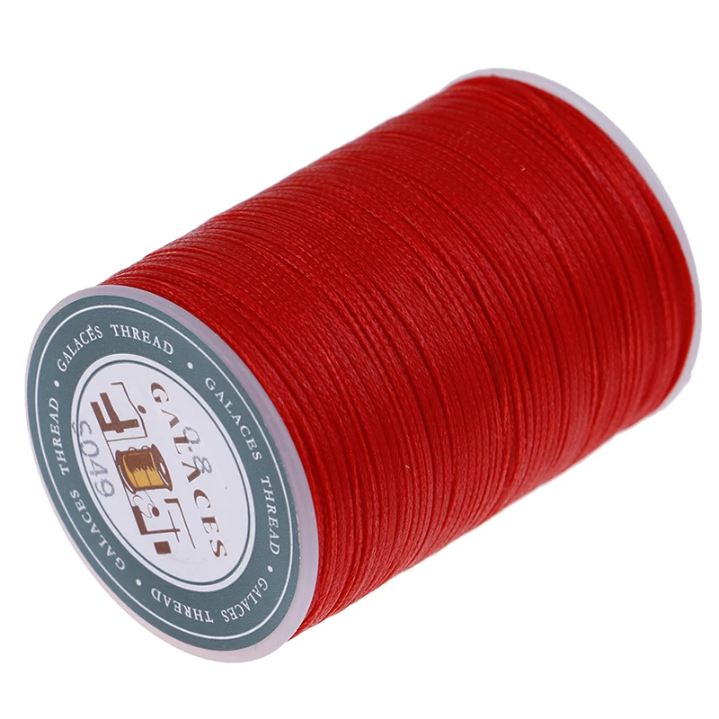 1Pc Waxed Thread 0.8mm 90m Polyester Cord Sewing Machine Stitching For Craft
