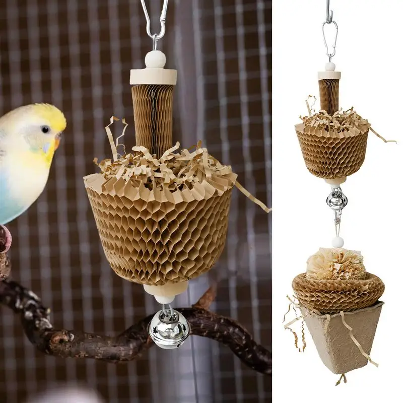 Bird-Shredding-Toys-Multipurpose-Cockatiel-Toy-Bird-Chewing-Toy-Cute ...