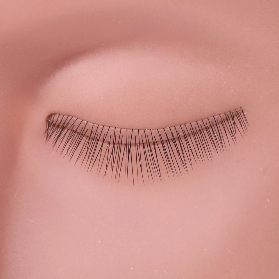 3D Künstliche Wimpern Mannequin-Augen Simuliertes Silikon-Augenmodell Puppenkopf Wiederverwendbare Silikon-Augen für Wimpernverlängerungs-Übungen – Detail 16