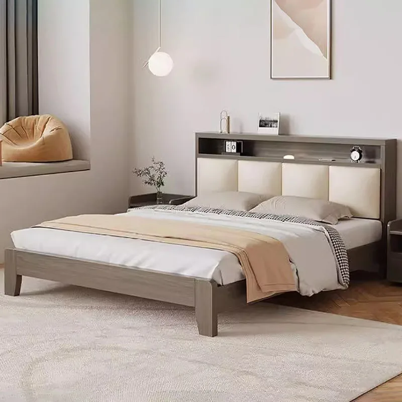 

Confortable American Style Bed Apartment Lazy Small Family Full Body Simple Bed Relax Light Luxury Cama De Casal Home Furniture