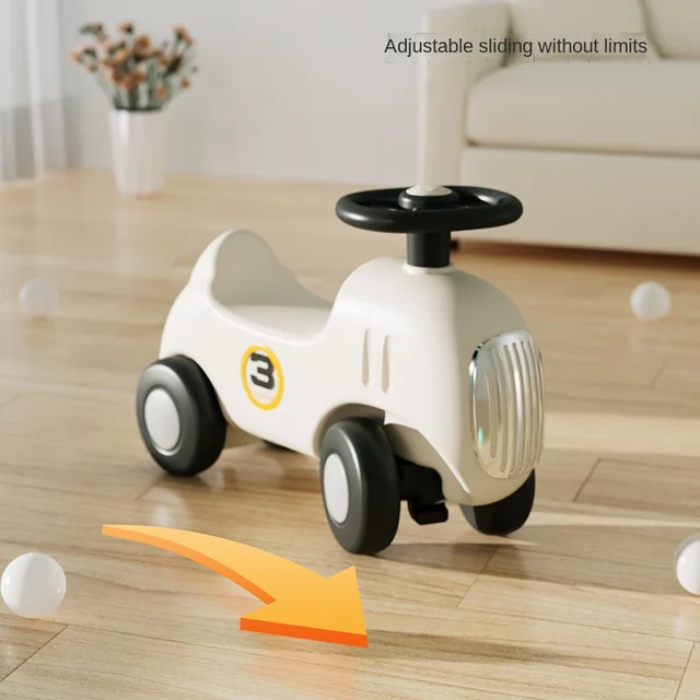 LazyChild Baby Creative Rocking Horse Hute Trojan Horse Two-In-One Children's Yo-Yo Car Baby Toy Car Rocking Horse Home 2