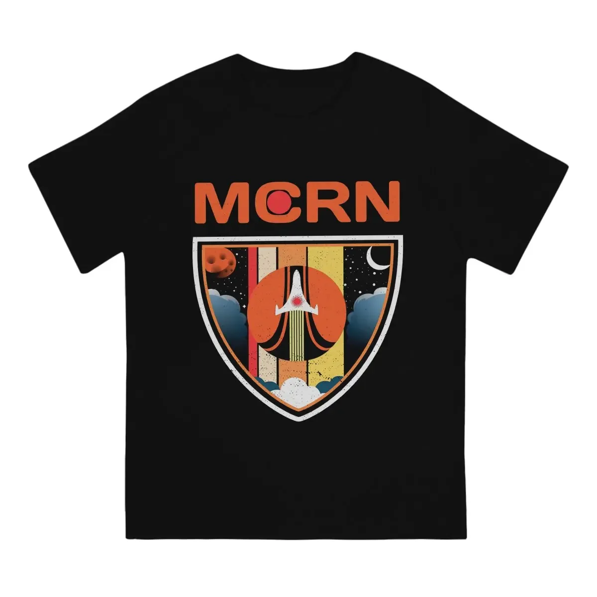 The Expse Space Sci-Fi Mcrn Mars Marine Patch T Shirt Moda Uomo Tees Abbigliamento Estivo Harajuku Maglietta Girocollo