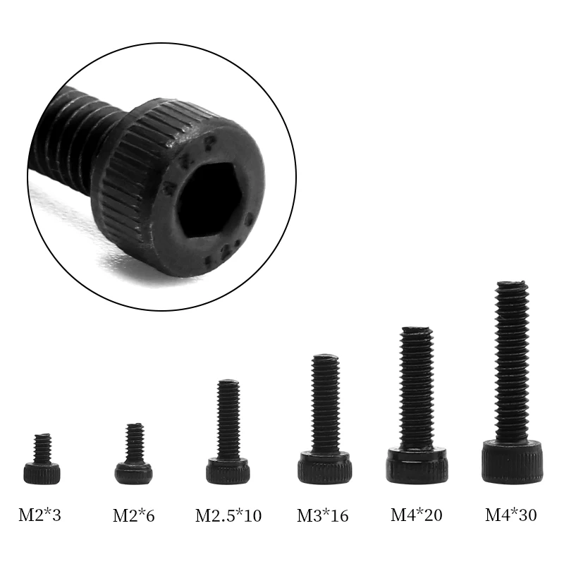 Set Di 666 Viti A Brugola Senza Testa | M2, M3, M4, M5, M6, M8 | Acciaio Al Carbonio 12.9 | Con Chiavi Esagonali Incluse - Foto 9
