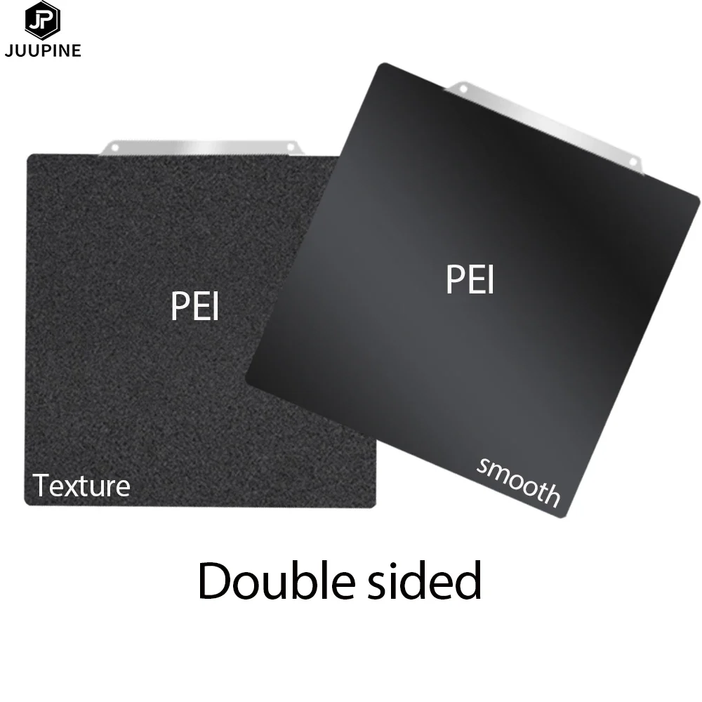 Textured Double-Sided 330x330 PEI Sheet for Build Plates - Durable, High-Quality Spring Steel