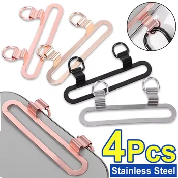 New Ultra Thin Metal Phone Lanyard Gasket Patch Stainless Steel Sturdy Hanging Cord Clips Accessories Cellphone Safety Connecter 1