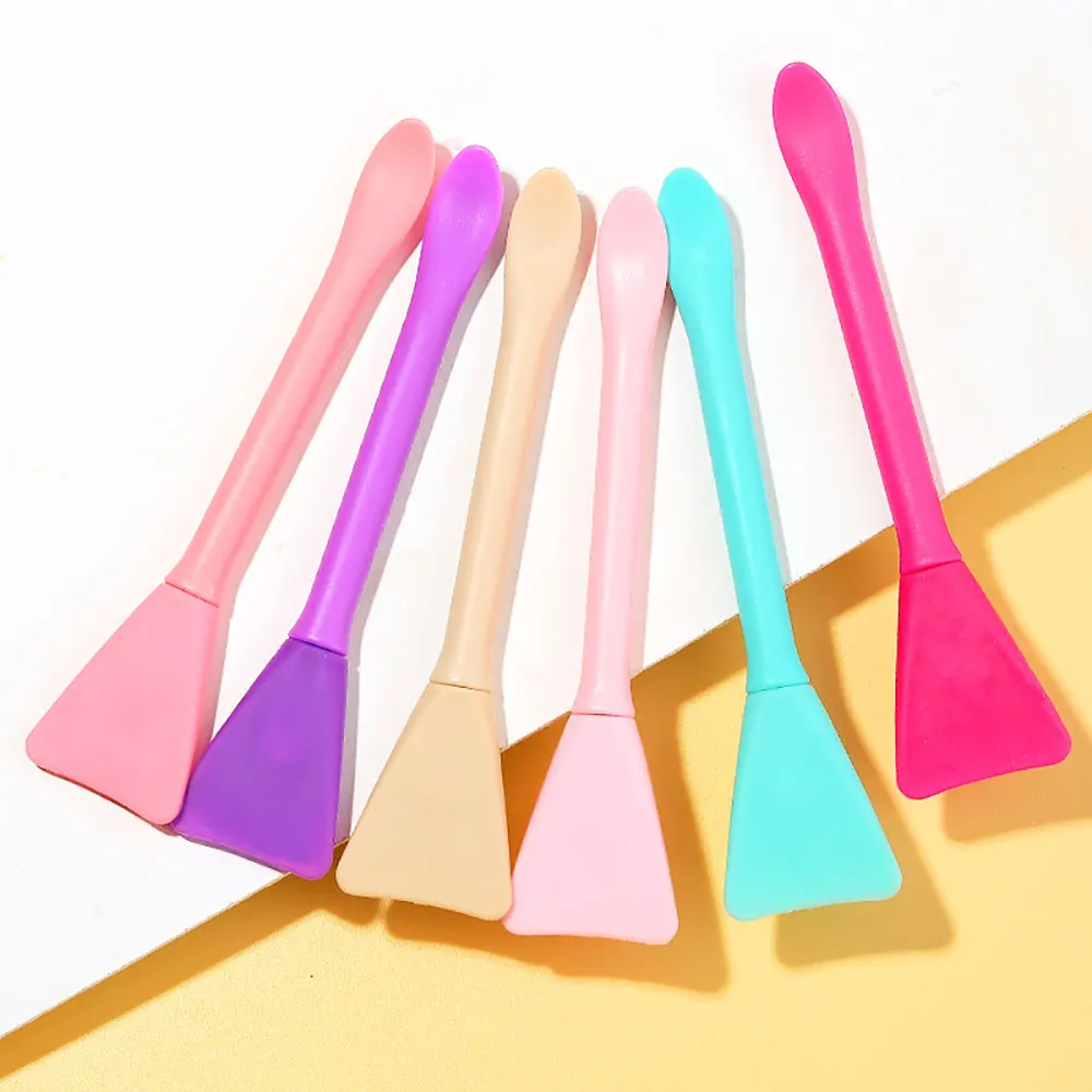 Silicone world Multifunction Stirring Brush Soft Silicone Brush Powder Spoon Epoxy Resin Glue Tool for DIY Resin Mold Mask