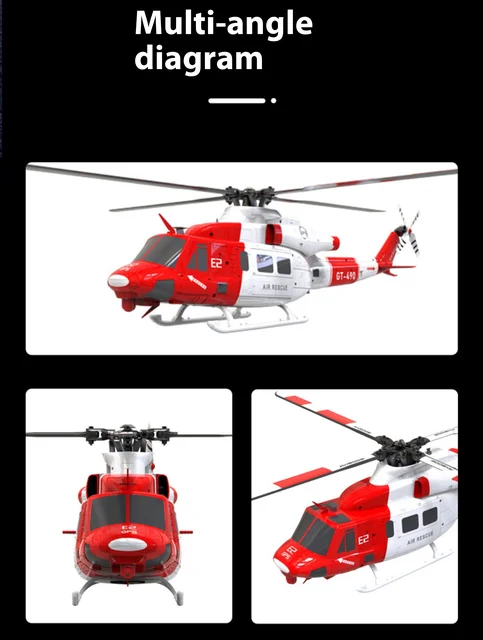 GOOSKY E2 GPS インテリジェント RC ヘリコプター UH-1Y