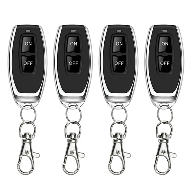 433MHz Learning Remote Control RF Remote Contro Learning Code EV1527 Smart Home Transmitter For Car Gate Garage Door Alarm Key 5