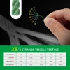 Shawto X8 Strong 300M 1000M 8 Strand Weaves PE Braided Fishing Line Multifilament 8 Braid Wire 14LB 20LB 30LB 50LB 100LB 2