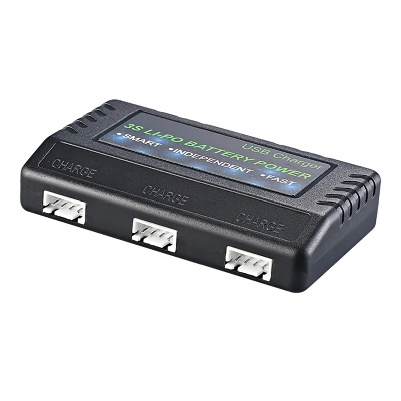 11.1V LI-Po Battery Charger USB Cable Balanced Charger Case for 3S Batteris Lithium Battery Pack LI-Polymer