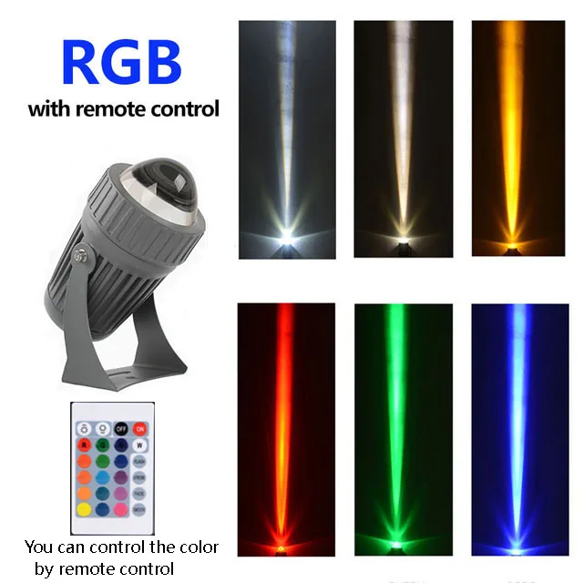 10W RGB with Remote