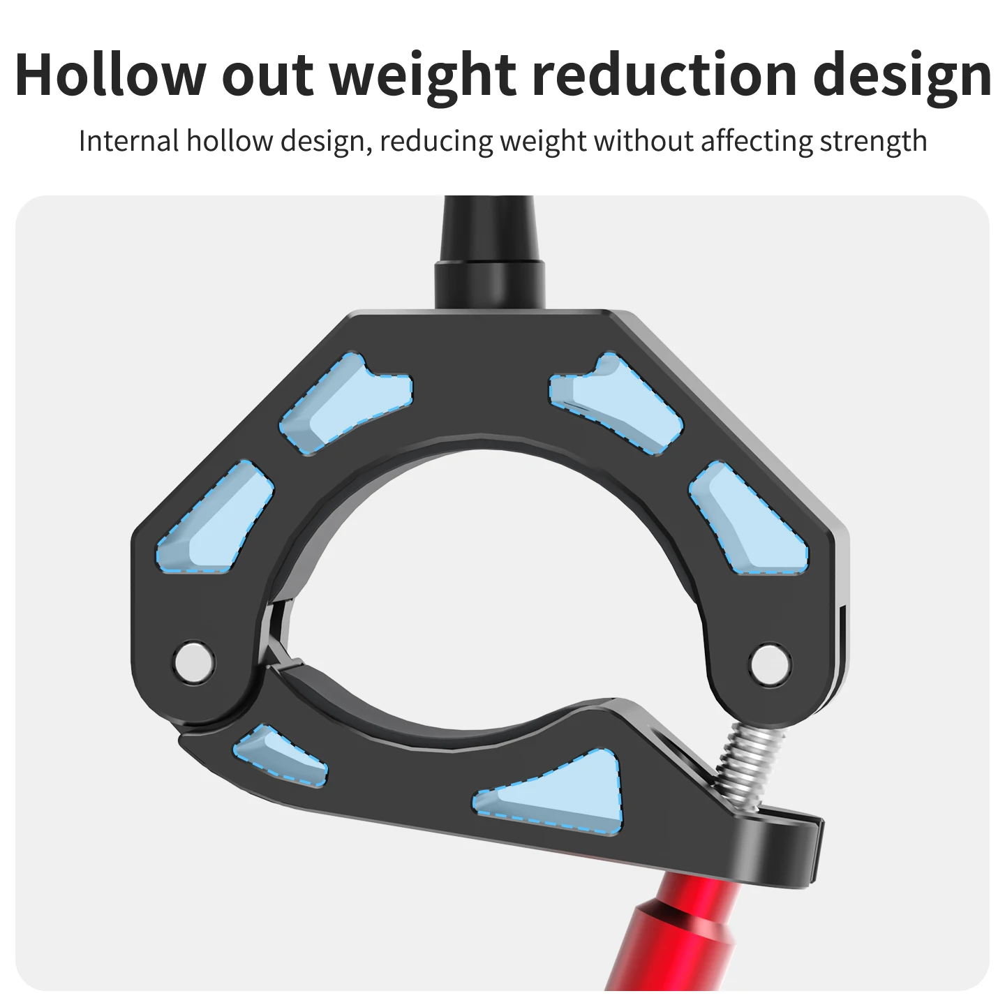 Handlebar Clamp Mount 360 Degree Ballhead Large Tube Bracket Super Clamp for GoP