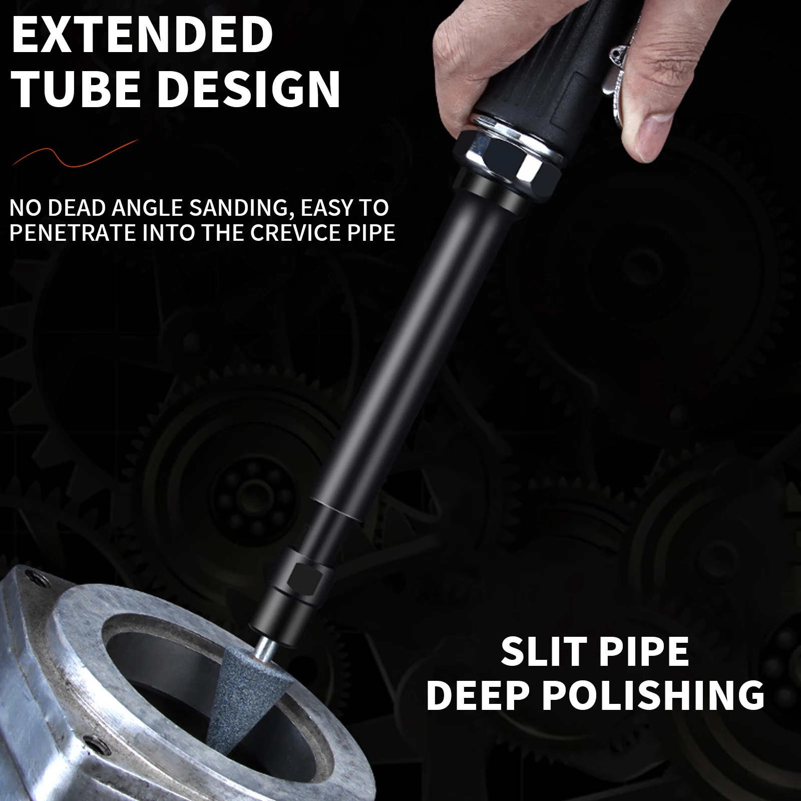 Air Die Grinder Extended Engraving Machine High Speed Polishing Machine Metal Stone Glass Grinding Pneumatic Tool Collet