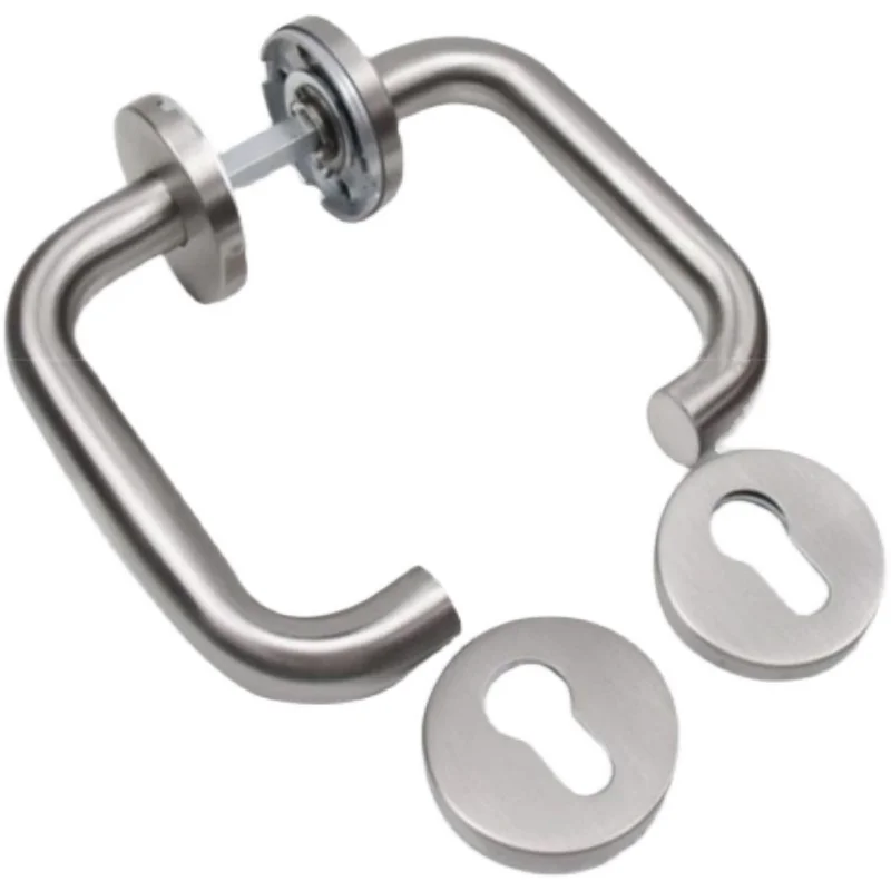 High quality 304 stainless steel Split door lock handle Fire door handle Brushed surface Multiple appearances