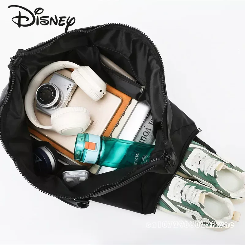 Disney Mickey New Travel Bag Fashionable High Quality Nylon Fitness Bag Dry Wet Separation Large Capacity Luggage Storage Bag