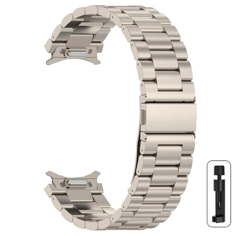 Premium Stainless Steel No-Gap Watch Band Bracelet