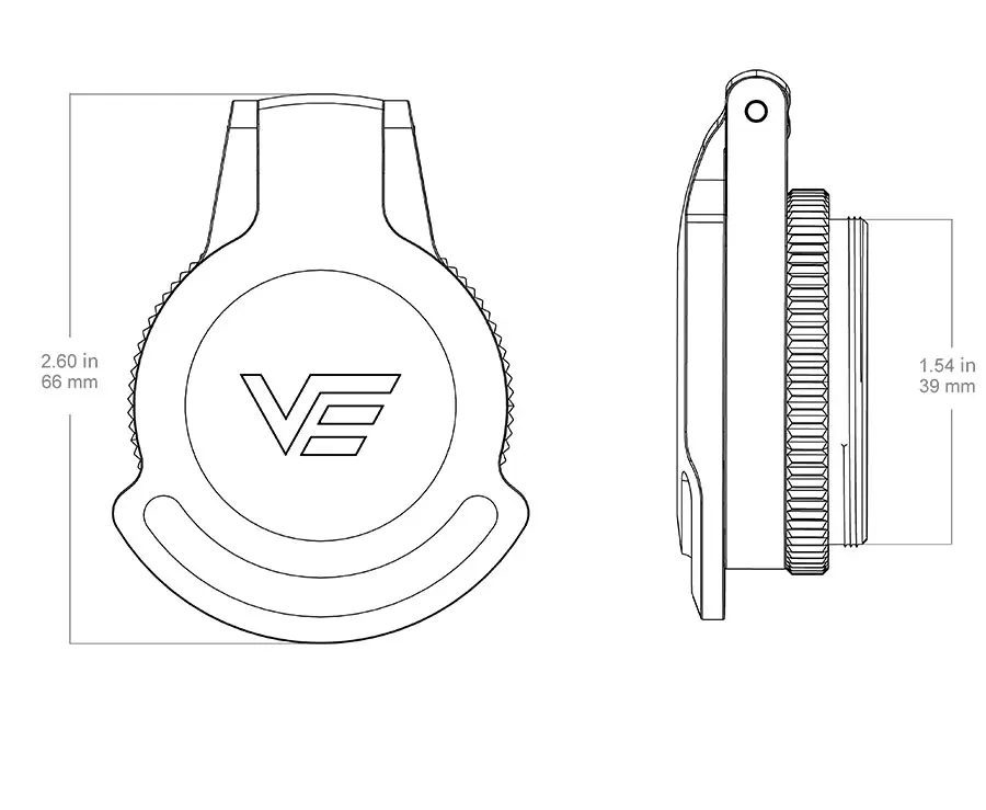 Für alle Vector Optics Continental Line Zielfernrohre Objektiv – Detail 14