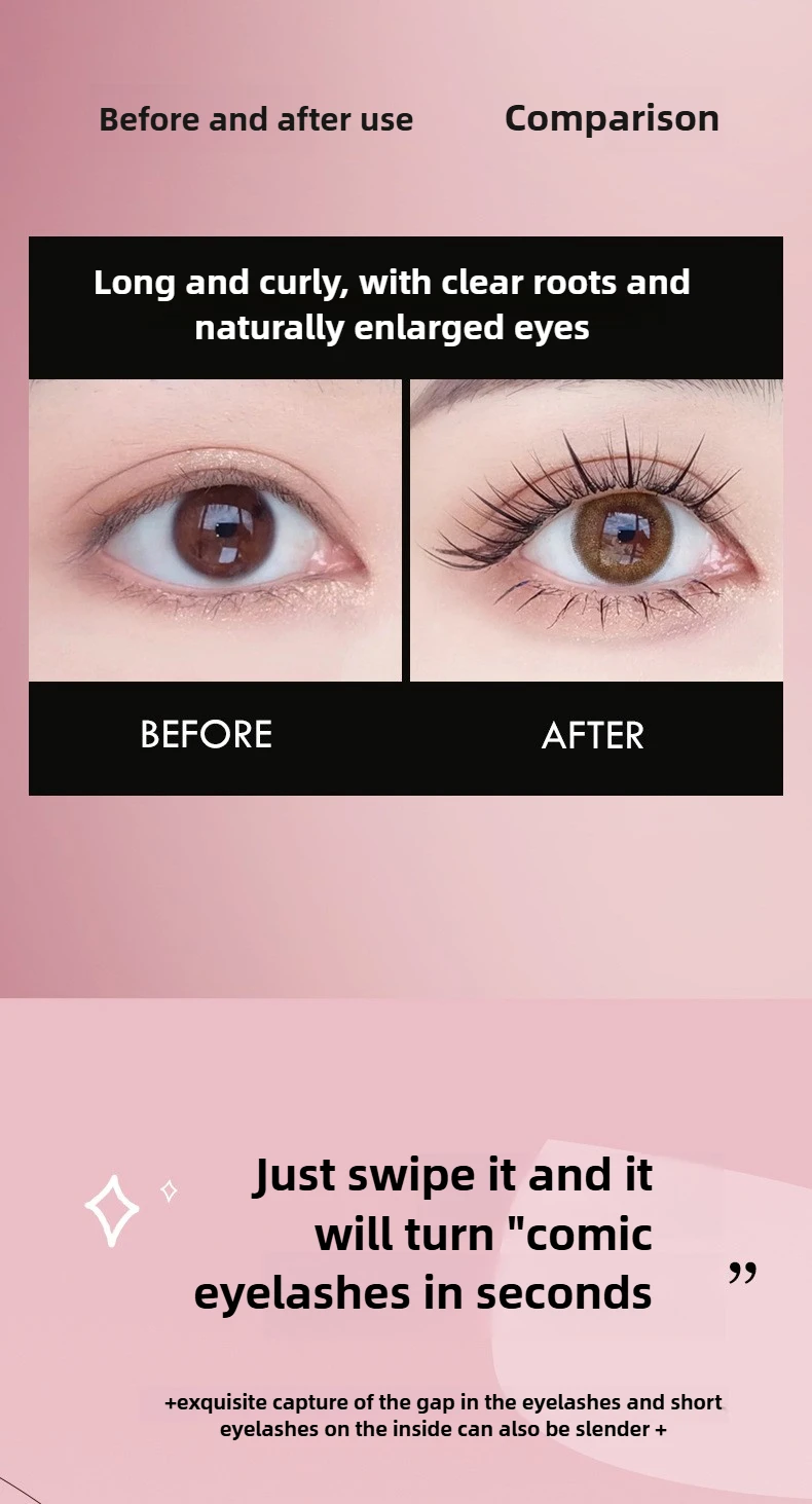 Fine Tooth Mascara Brush For Natural Curling And Lengthening_voghion.com