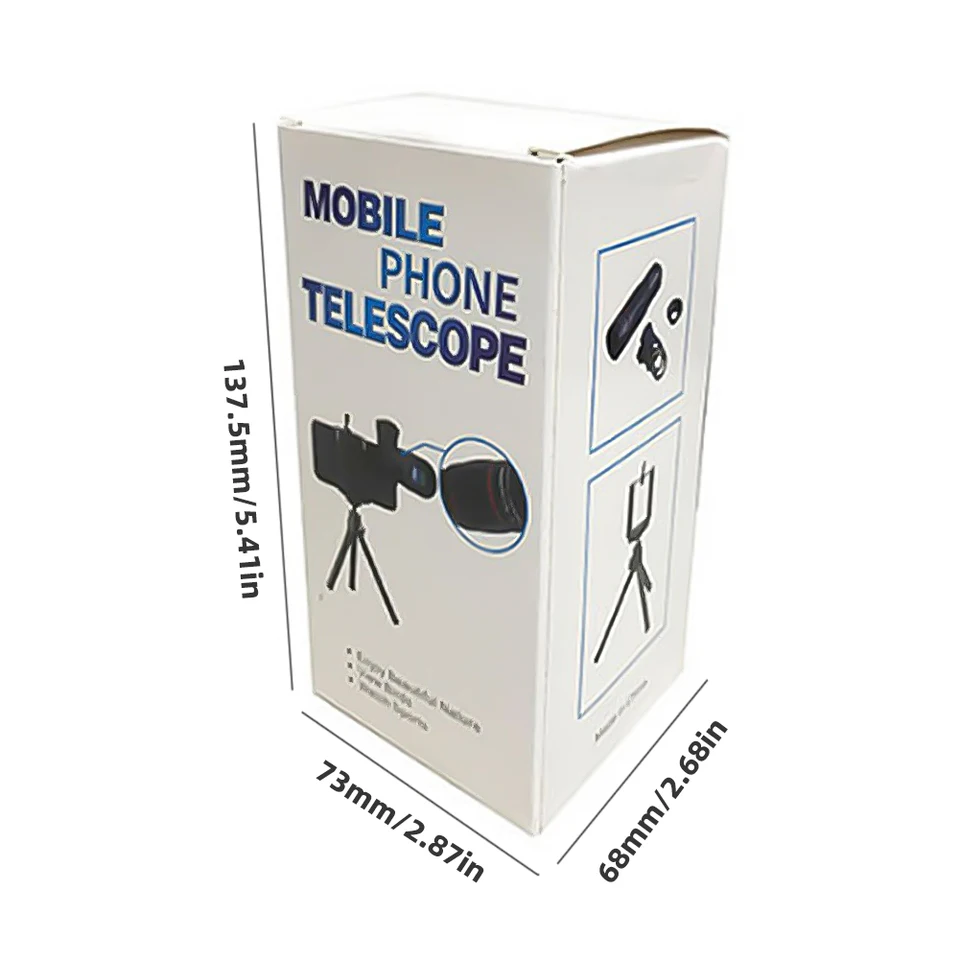 HD Telescope Lens Clip On Zoom Phone Camera