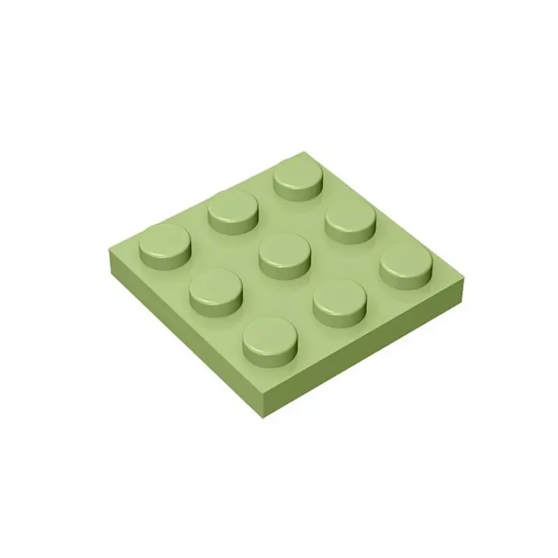 MOC 10PCS 퍼즐 입자 11212 3x3 타이어 플레이트 빌딩 블록 키트 하이테크 보드 라이트 패널 벽돌 장난감 아이 선물 