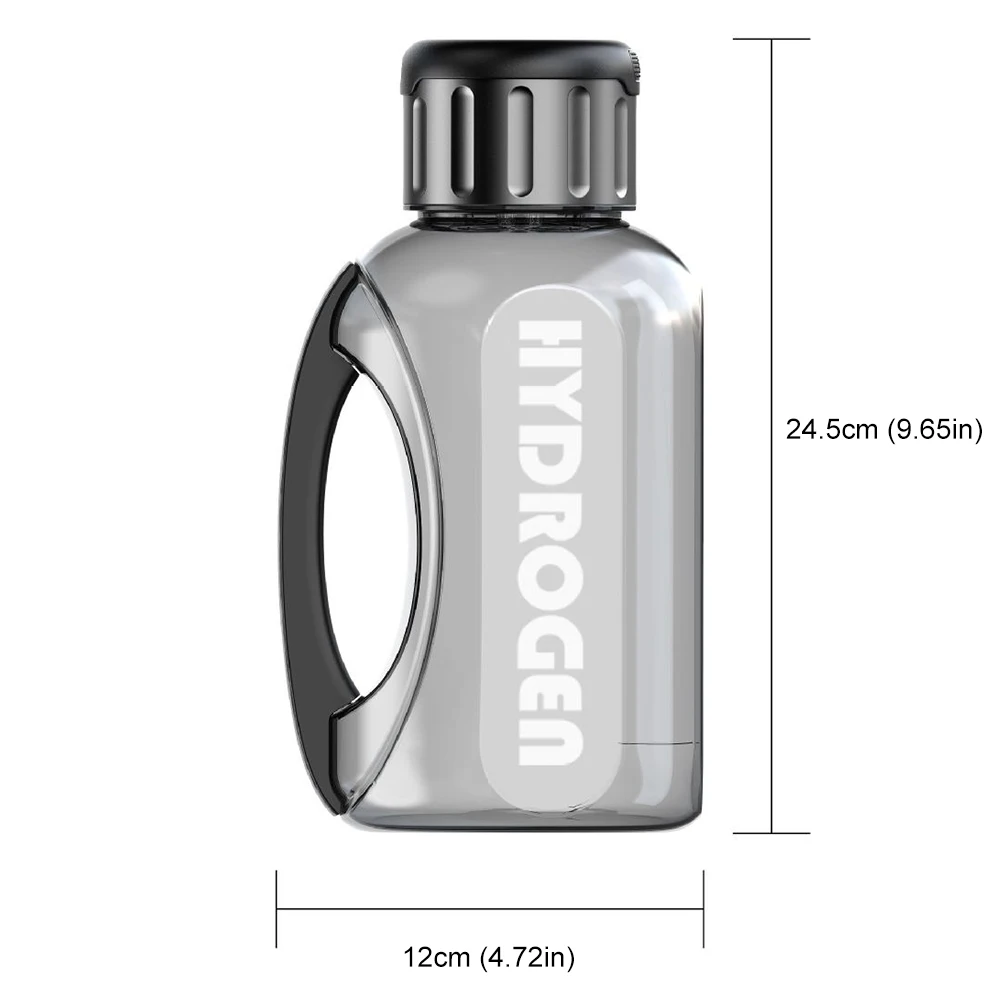 1500ml Hydrogen Water Bottle Large Capacity Sports Water Bottle USB Rechargeable Hydrogen Rich Cup for Outdoor Sports