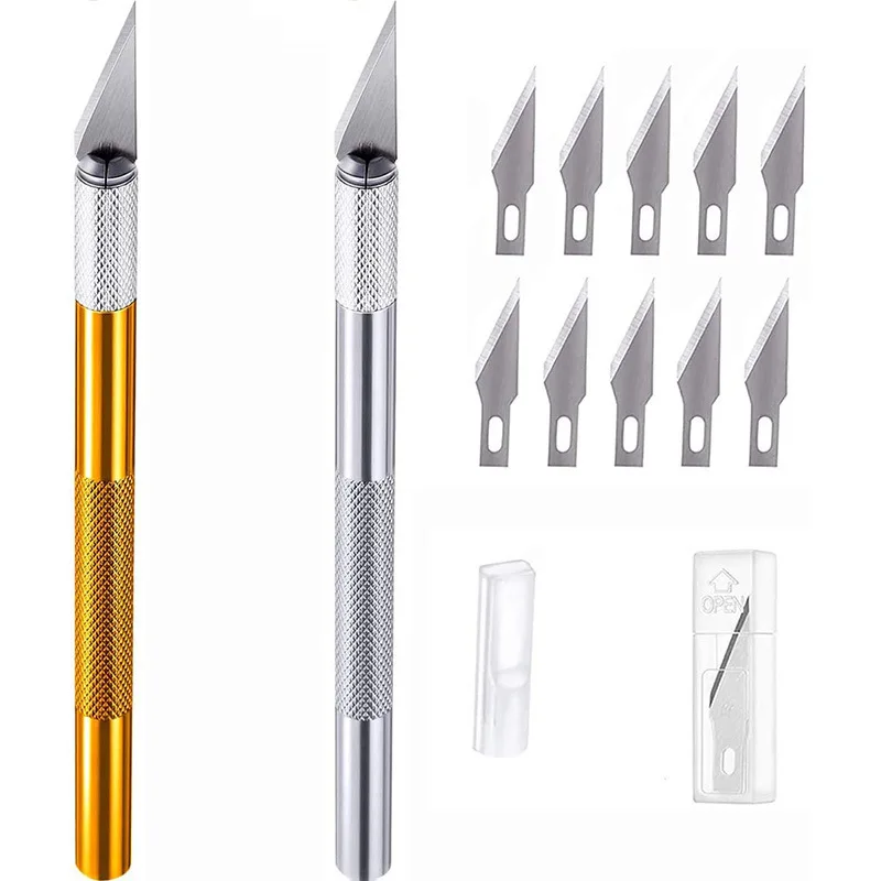 Knife Handle 2 10 Blade Replacement 1#Mobile Phone PCB DIY Repair Hand Tools Knife Scalpel Blade