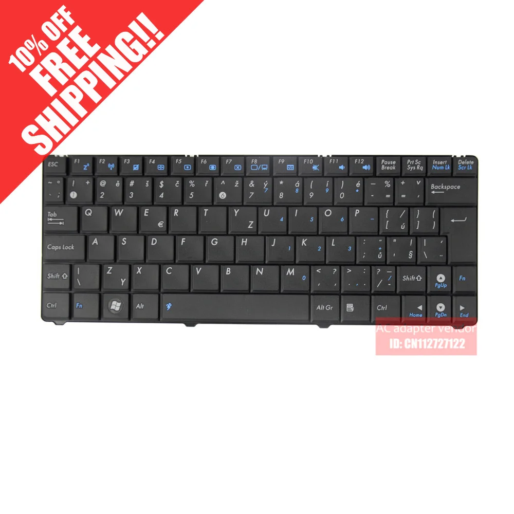 

FOR ASUS N10 N10J N10E N10JC N10A 1101HA laptop keyboard CZ