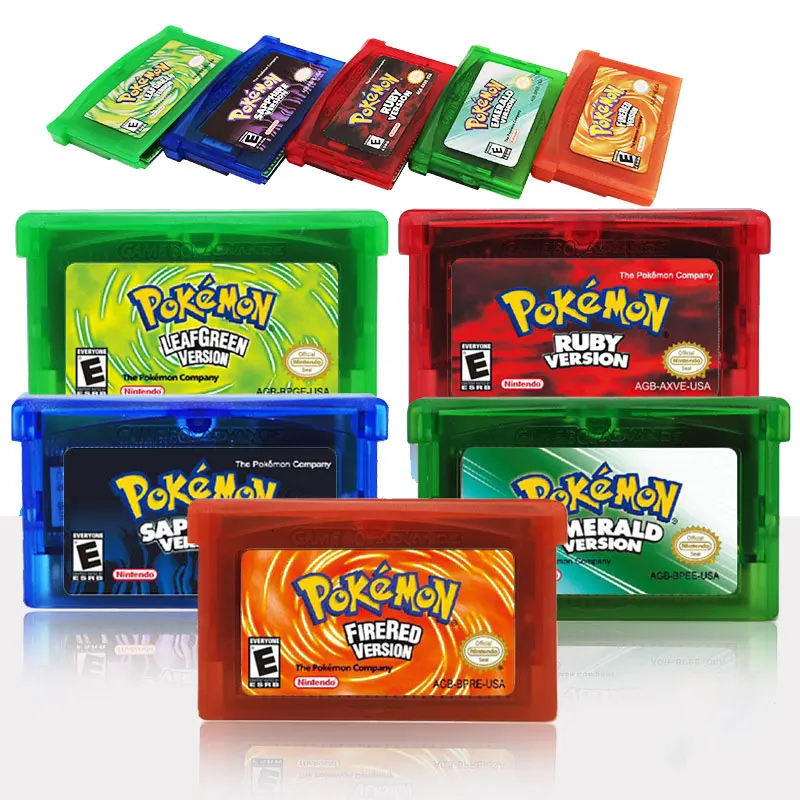 Pokemon Series Memory Card English GBC NDSL GB GBM GBA Video Game pokemon-series-memory-card-english-gbc-ndsl-gb-gbm-gba-video-game