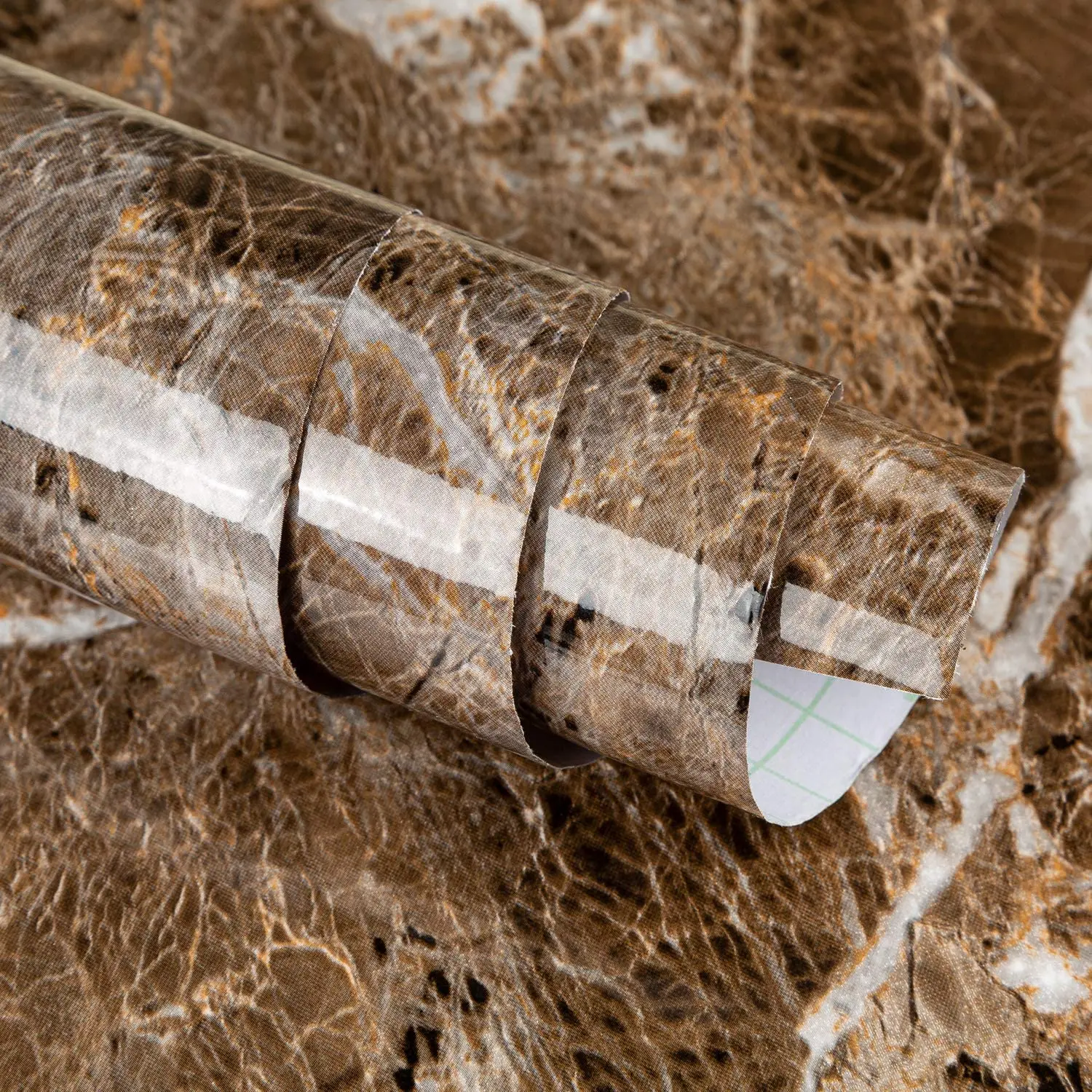 

PVC Marble Wallpaper Self Adhesive Countertops Paper Waterproof Contact Paper for Cabinet Kitchen Bathroom Vinyl Removable Cover
